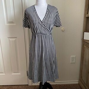 NWT Agnes & Dora Nightingale Wrap Dress | Gingham